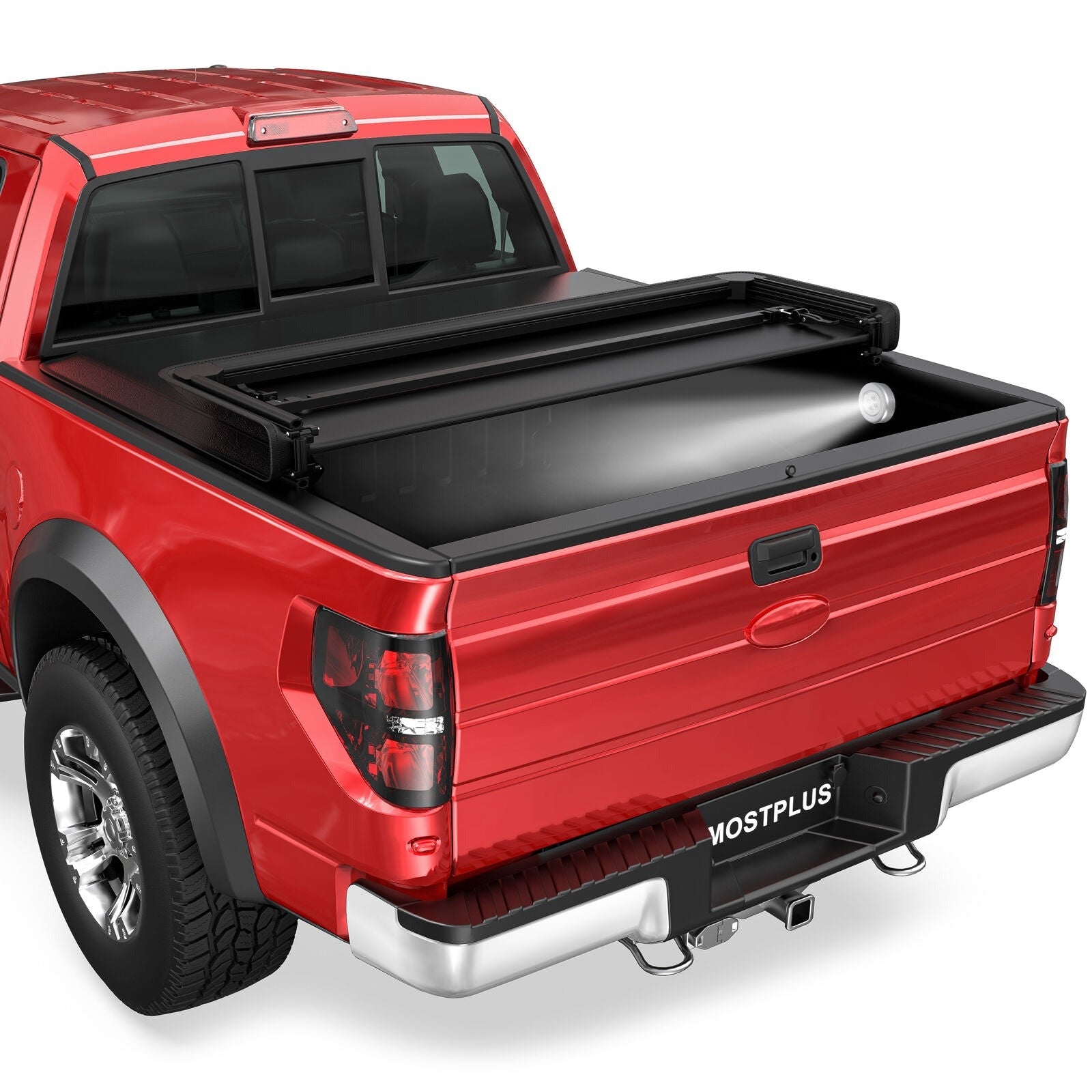 4.6FT Tri-Fold Soft Tonneau Cover For 2022 2023 Ford Maverick Truck Bed