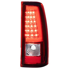 Red LED Tail Lights Brake Lamps For 2003-2006 Chevy Silverado / GMC Sierra 1500 (Not For Stepside Bed) LH+RH