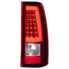 Red LED Tail Lights Brake Lamps For 2003-2006 Chevy Silverado / GMC Sierra 1500 (Not For Stepside Bed) LH+RH