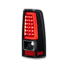 Black LED Tail Lights For 2003-2006 Chevy Silverado GMC Sierra 1500 2500HD 3500 (Not For Stepside Bed Models) LH+RH