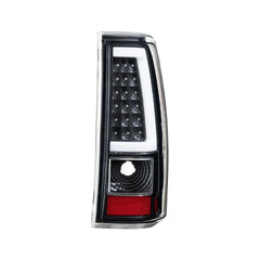 Black LED Tail Lights For 2003-2006 Chevy Silverado GMC Sierra 1500 2500HD 3500 (Not For Stepside Bed Models) LH+RH