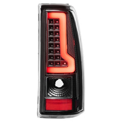 Black LED Tail Lights Rear Lamps For 2003-2006 Chevy Silverado GMC Sierra (Not For Stepside Bed Models) LH+RH