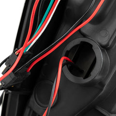 Black Rear Tail Lights For 2004-2012 Chevy Colorado Canyon 2007-2008 Isuzu i-290 LH+RH