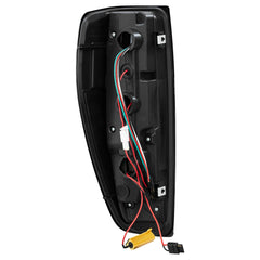 Black Rear Tail Lights For 2004-2012 Chevy Colorado Canyon 2007-2008 Isuzu i-290 LH+RH