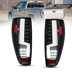 Black Rear Tail Lights For 2004-2012 Chevy Colorado Canyon 2007-2008 Isuzu i-290 LH+RH