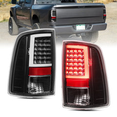 Black LED Tail Lights Brake Lamps For 2010-2018 Dodge Ram 1500 2500 3500 LH+RH