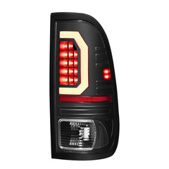 Black LED Tail Lights Brake Lamp For 1997-2003 Ford F150 1997-2007 F250 Super Duty XL XLT LH+RH