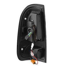 Black LED Tail Lights Brake Lamp For 1997-2003 Ford F150 1997-2007 F250 Super Duty XL XLT LH+RH