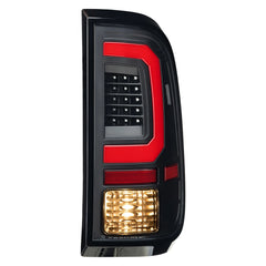 Black LED Tail Lights For 2008-2016 Ford F250 F350 F450 F550 Super Duty w/Brake Lamps LH+RH