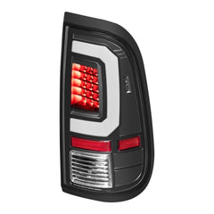 Black LED Tail Lights For 2008-2016 Ford F250 F350 F450 F550 Super Duty w/Bulbs