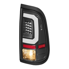 Black LED Tail Lights For 2008-2016 Ford F250 F350 F450 F550 Super Duty w/Bulbs