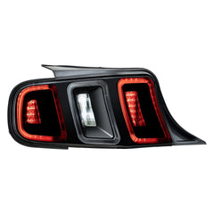 Black Full LED Sequential Tail Lights For Ford Mustang 2010-2014 w/Brake Lamps LH+RH