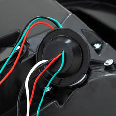 Black Sequential Tail Lights For 2005-2009 Ford Mustang w/LED Tube Signal Brake Lamps LH+RH