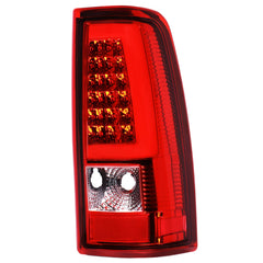 Red Tail Lights w/ Brake Lights For 2003-2006 Chevy Silverado GMC Sierra (Not For Stepside Bed Models) LH+RH