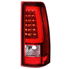 Red Tail Lights w/ Brake Lights For 2003-2006 Chevy Silverado GMC Sierra (Not For Stepside Bed Models) LH+RH