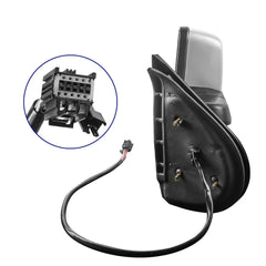 Chrome Power Heated Tow Mirrors For 2007-2013 Chevrolet Silverado GMC Sierra w/Turn Signal, Clearance Lights