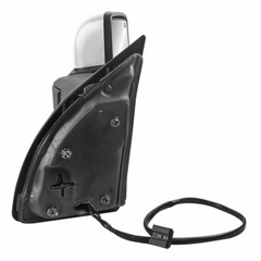 Pair Chrome Power Heated Tow Mirrors For 1999-2007 Ford F250 F350 F450 F550 Super Duty w/ Smoked Turn Signal Lights
