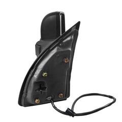 Pair Black Tow Mirrors For 2008-2016 Ford F250/F350/F450/F550 Super Duty w/ Power Heated, Smoked Turn Signal Lights