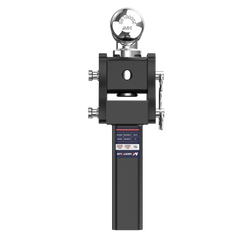6" Adjustable Trailer Tow Hitch with 2.5" Receiver 2" & 2-5/16" Dual Ball Mount, 8000-15000 LBS GTW For Most Truck & SUV