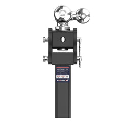 4" Adjustable Trailer Tow Hitch with 2.5" Receiver 1-7/8", 2" & 2-5/16" Tri-Ball Mount, 20000 LBS GTW For Most Truck & SUV
