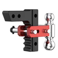 6" Adjustable Trailer Tow Hitch with 2" Receiver 2" & 2-5/16" Dual Ball Mount, 12500 LBS GTW For Most Truck & SUV