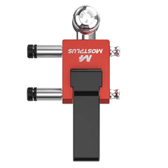 6" Adjustable Trailer Tow Hitch with 2" Receiver 2" & 2-5/16" Dual Ball Mount, 12500 LBS GTW For Most Truck & SUV