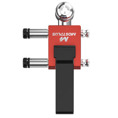 8" Adjustable Trailer Tow Hitch with 2" Receiver 2" & 2-5/16" Dual Ball Mount, 12500 LBS GTW For Most Truck & SUV