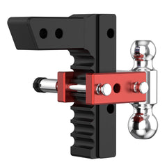 8" Adjustable Trailer Tow Hitch with 2.5" Receiver 2" & 2-5/16" Dual Ball Mount, 18500 LBS GTW For Most Truck & SUV