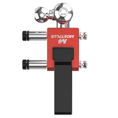8" Adjustable Trailer Tow Hitch with 2" Receiver 1-7/8", 2" & 2-5/16" Tri-Ball Mount, 12500 LBS GTW For Most Truck & SUV