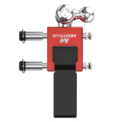 8" Adjustable Trailer Tow Hitch with 2.5" Receiver 2" & 2-5/16" Tri-Ball Mount, 18500 LBS GTW For Most Truck & SUV