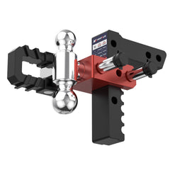 8" Adjustable Trailer Tow Hitch with 2" Receiver 2" & 2-5/16" Dual Ball Mount, 8000-12500 LBS GTW For Most Truck & SUV