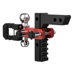8" Adjustable Trailer Tow Hitch with 2" Receiver 2" & 2-5/16" Dual Ball Mount, 8000-12500 LBS GTW For Most Truck & SUV