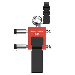 8" Adjustable Trailer Tow Hitch with 2.5" Receiver 2" & 2-5/16" Dual Ball Mount, 18500 LBS GTW For Most Truck & SUV