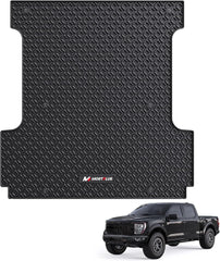 5.5FT Truck Bed Mat For 2023-2026 Ford F-150 & Lightning, All-Weather Heavy Duty Rubber Truck Bed Liner