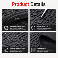 5.5FT Truck Bed Mat For 2023-2026 Ford F-150 & Lightning, All-Weather Heavy Duty Rubber Truck Bed Liner