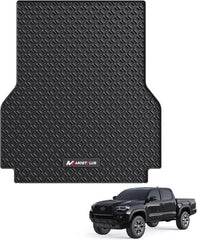 5FT Truck Bed Mat For 2005-2023 Toyota Tacoma (Not Fit Drop-in Liners), All-Weather Heavy Duty Unique Pattern Design Rubber Truck Bed Liner