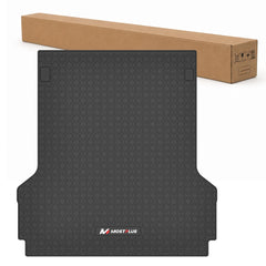4.5FT All-Weather Odorless Truck Bed Mat For 2022-2026 Ford Maverick Hybrid Spray & Naked,  Heavy Duty Synthetic Latex Unique Pattern Design Rubber Truck Bed Liner (For SuperCrew Cab)