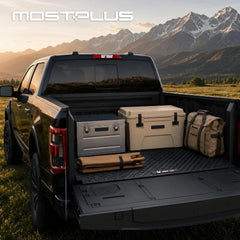 4.5FT All-Weather Odorless Truck Bed Mat For 2022-2026 Ford Maverick Hybrid Spray & Naked,  Heavy Duty Synthetic Latex Unique Pattern Design Rubber Truck Bed Liner (For SuperCrew Cab)