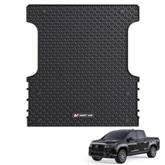 5.3FT Truck Bed Mat For 2017-2026 Honda Ridgeline AWD RTL, All-Weather Heavy Duty Unique Pattern Design Rubber Truck Bed Liner