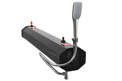 8 Gallon 30L Water Tank w/ Temperature PVC Road Shower 304 Stainless Steel For Pick-up Truck