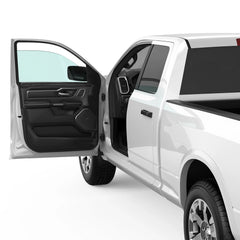 Front Driver Left Side Door Window Glass Replacement For 2009-2018 Dodge Ram 1500 4 Door Crew Cab