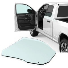 Front Driver Left Side Door Window Glass Replacement For 2009-2018 Dodge Ram 1500 4 Door Crew Cab