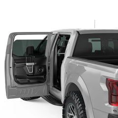 Rear Driver Left Side Door Window Glass Replacement For 2015-2024 Ford F150 2017-2022 F250 F350 4 Door Crew Cab