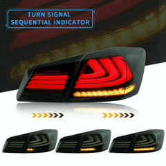 Smoke/Tinted LED Tail Lights for HONDA Accord 2013-2015 Rear Brake Lamp