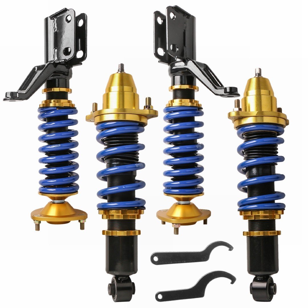 MOSTPLUS Adjustable Height Coilovers Strut for 2002 2003 2004 2005 2006 Acura RSX DC5 Suspensions Shock Struts Kits Only for Coupe 2.0L