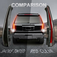 LED Rear Tail Lights For 2007-2014 Chevy Suburban 1500 Tahoe GMC Yukon