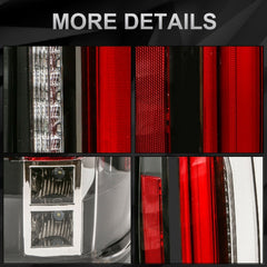 LED Rear Tail Lights For 2007-2014 Chevy Suburban 1500 Tahoe GMC Yukon