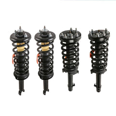 4x Front & Rear Complete Strut & Coil Spring Assembly For 2008-2012 Honda Accord 2.4L 3.5L