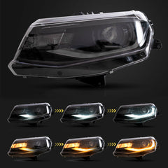 LED Projector Headlights For 2016-2018 Chevrolet Camaro Front Lamps