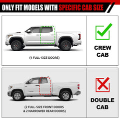 6" Running Boards For 2005-2023 Nissan Frontier Crew Cab Nerf Bar 6 inches Aluminum Alloy Side Steps